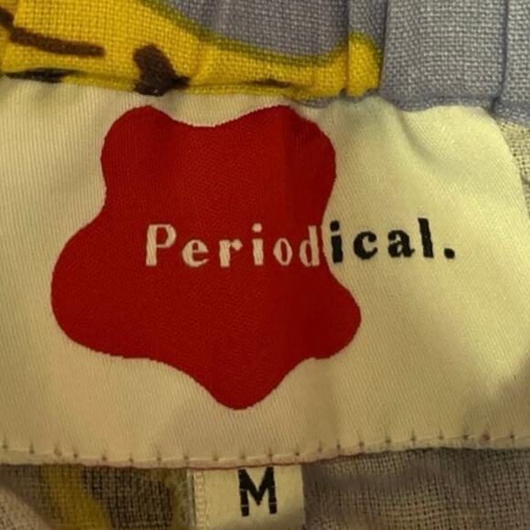 Periodical Blue Cool Bananas Straight Pull On Sleepwear Pajama Trousers Pants M - Picture 5 of 5